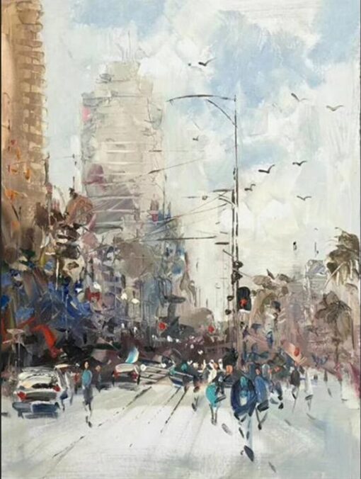 Custom Street Art Oil Paintings: Urban Graffiti-Inspired Street Art Canvas for Modern Wall Decor