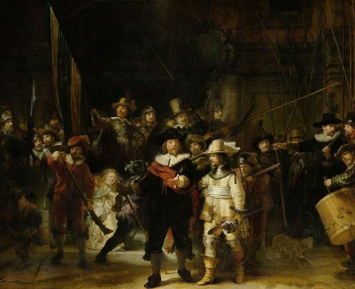 The Night Watch by Rembrandt (1642) – A Masterpiece of Baroque Art and Revolutionary Group Portrait