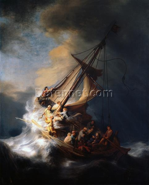 Rembrandt – The Storm on the Sea of Galilee (1633) – Baroque Masterpiece of Christ’s Divine Power Over Nature