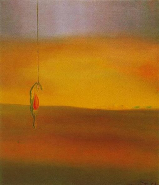 Custom Fine Art Oil Painting of Dalí’s “Fried Egg on the Plate without the Plate” 1932 – Luxury Surrealist Canvas Art Exploring Perception, Absurdity, and the Nature of Reality