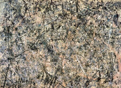 Jackson Pollock Number 1 (Lavender Mist) – Hand-Painted Oil Painting for Abstract Art and Modern Decor