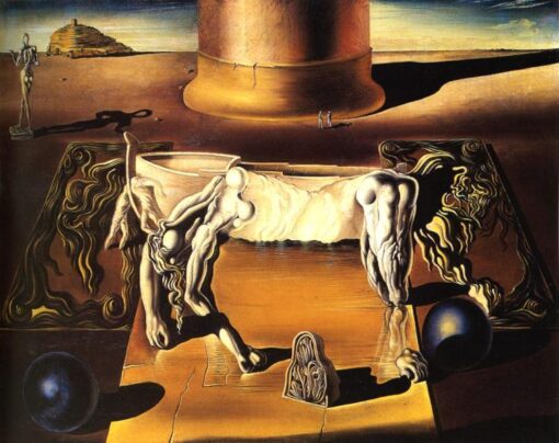 Premium Salvador Dalí “Paranoiac Woman-Horse” 1930 – Handcrafted Oil Painting on Canvas, Surrealist Exploration of Identity and Paranoia