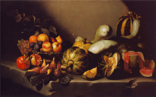 Caravaggio “Still Life with Fruit” c.1603 – Authentic Oil Painting Reproduction | Elegant Canvas Art from Dafen Village
