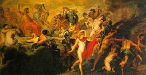 Custom Oil Painting – The Council of the Gods, Rubens, Baroque Mythological Art