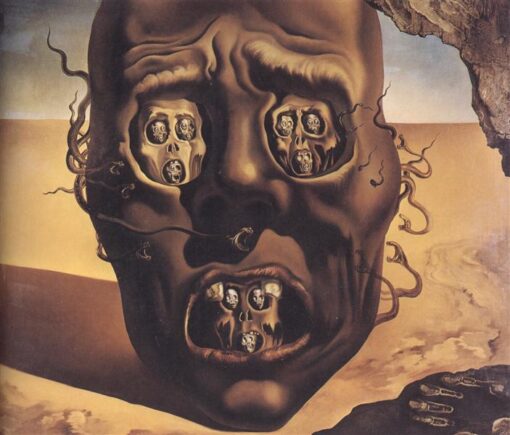 Salvador Dalí “The Face of War” 1940-1941 – Surrealist Vision of Conflict and Human Suffering