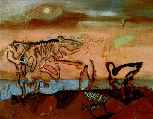 Custom Fine Art Oil Painting of Dalí’s “The Spectral Cow” 1928 – Luxury Surrealist Canvas Art Exploring Animal Symbolism and Dreamlike Qualities