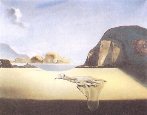 Premium Salvador Dalí “The Transparent Simulacrum of the Feigned Image” 1938 – Handcrafted Oil Painting on Canvas, Surrealist Illusions and Metaphysical Art