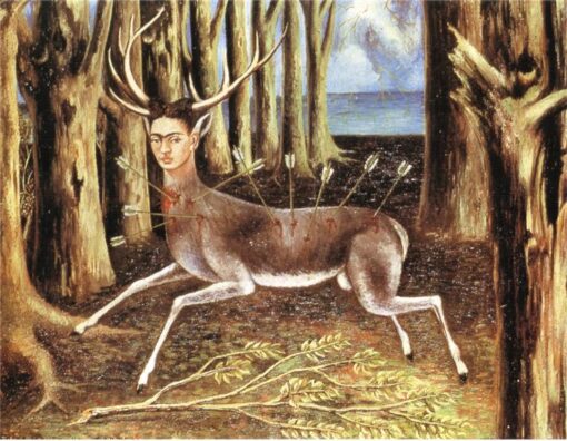 The Wounded Deer by Frida Kahlo – Custom Oil Painting on Canvas for Powerful Symbolist and Feminist Art Lovers
